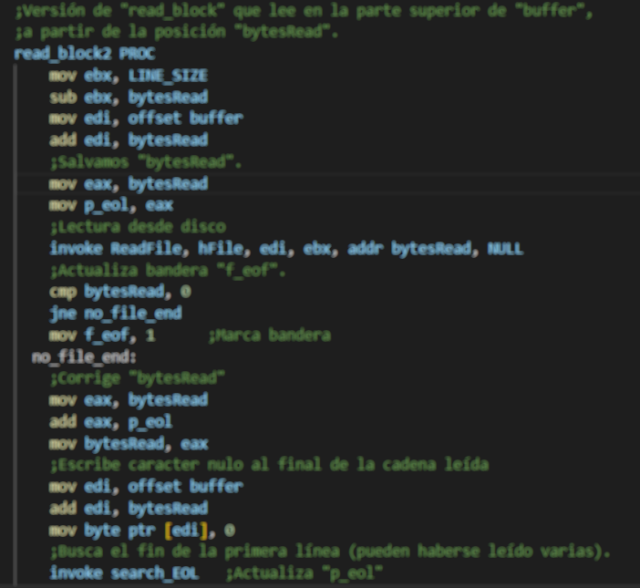 Leyendo archivo línea por línea en ensamblador MASM32 Parte 1